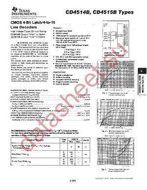 CD4514BM datasheet  